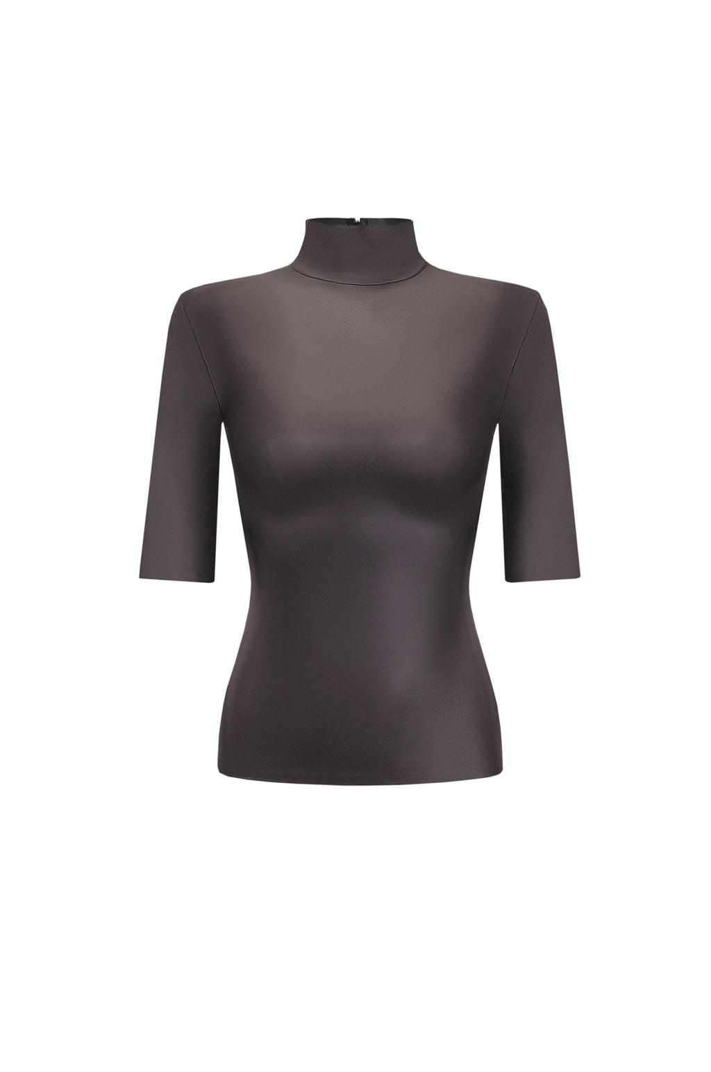 Гольф Із Короткими Рукавами Коричневий