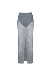 Crystal Midi Skirt Soft steel - product view 1