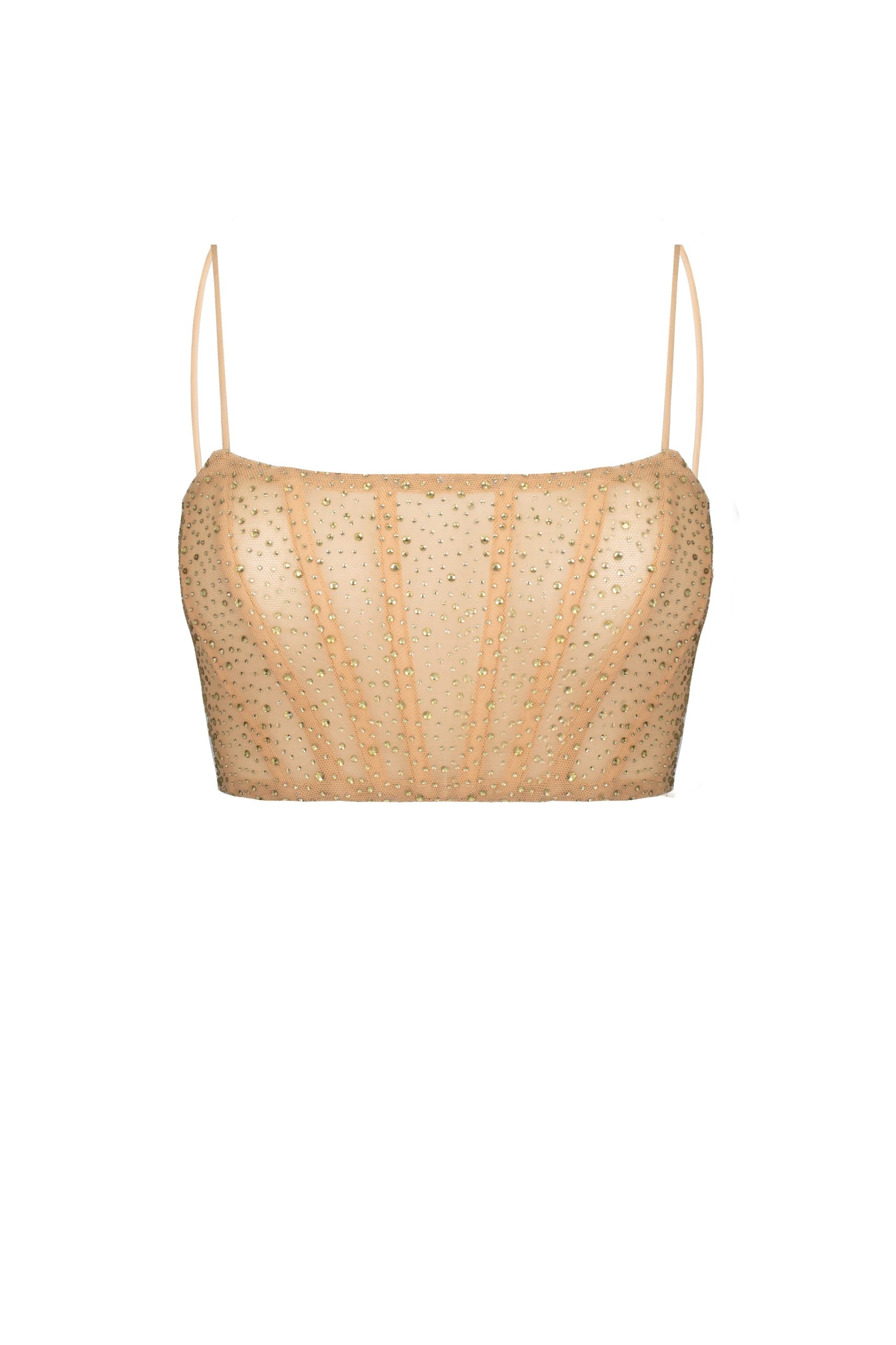 Бралет З Кристалами Золотий