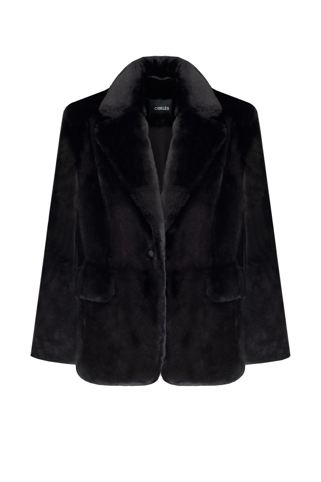 Блейзер З Хутра Чорний