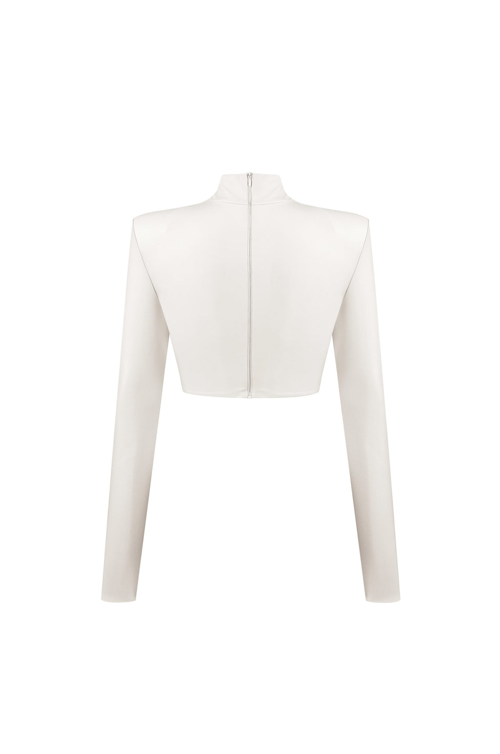 Кроп Топ Із Рукавами Молочний