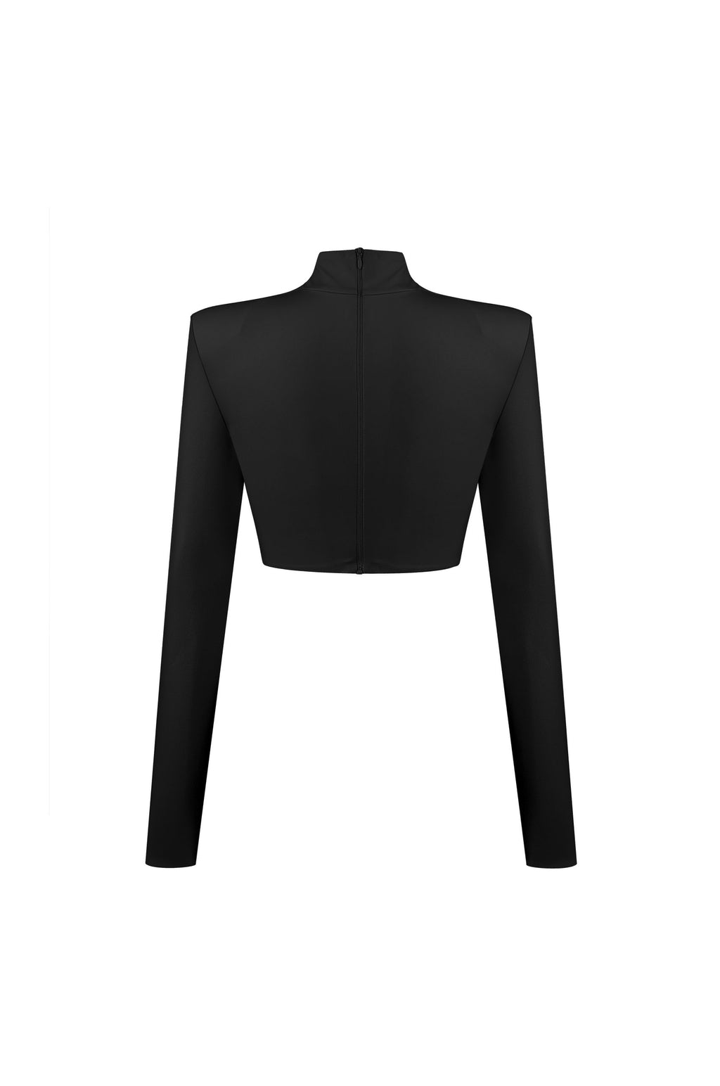 Кроп Топ Із Рукавами Чорний